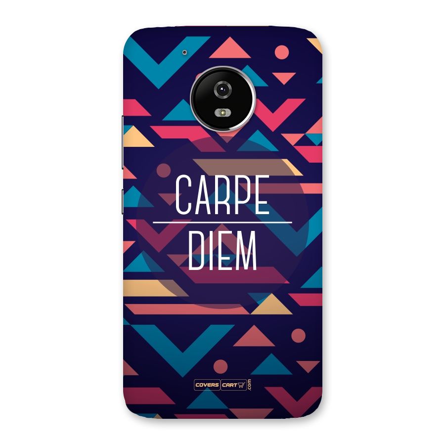 Carpe Diem Back Case for Moto G5
