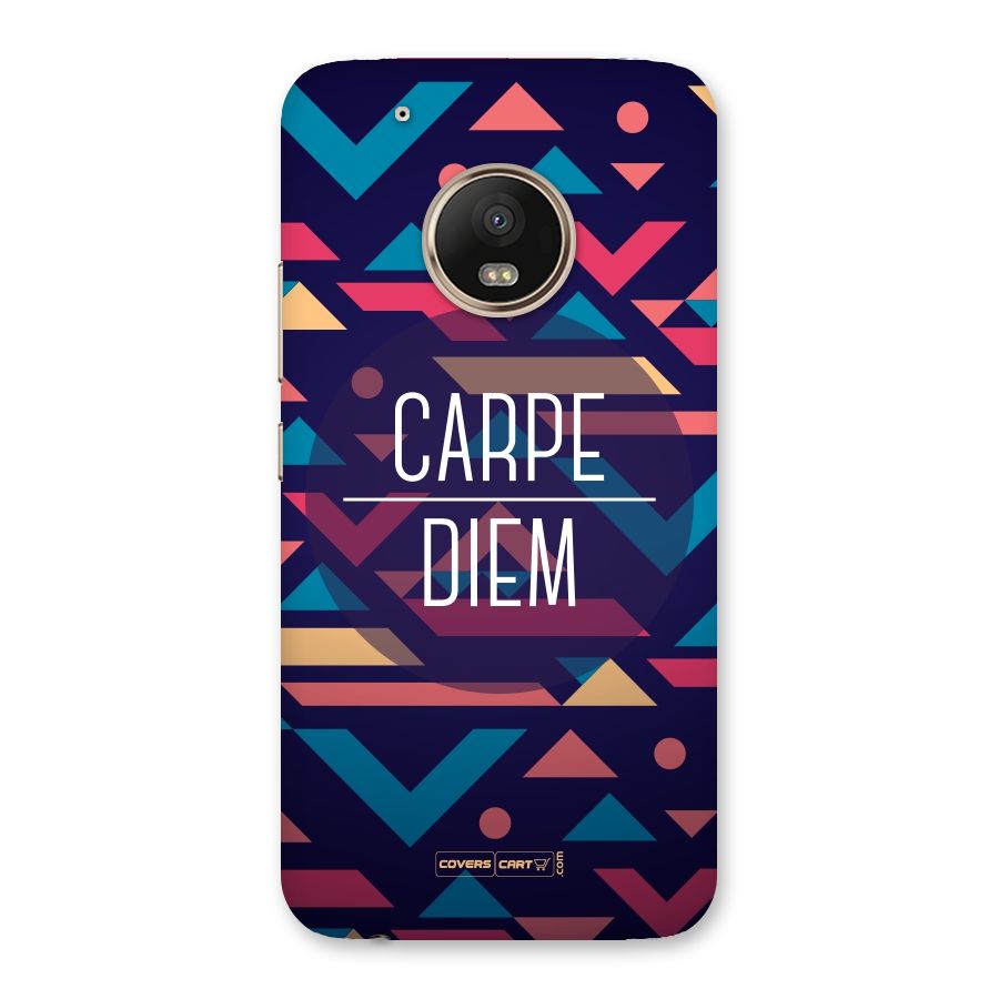 Carpe Diem Back Case for Moto G5 Plus