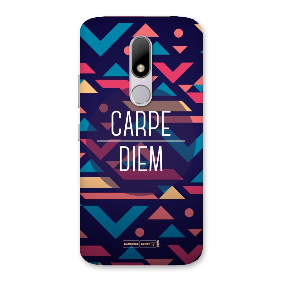 Carpe Diem Back Case for Moto M