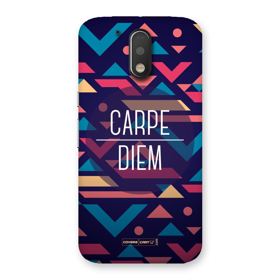 Carpe Diem Back Case for Motorola Moto G4