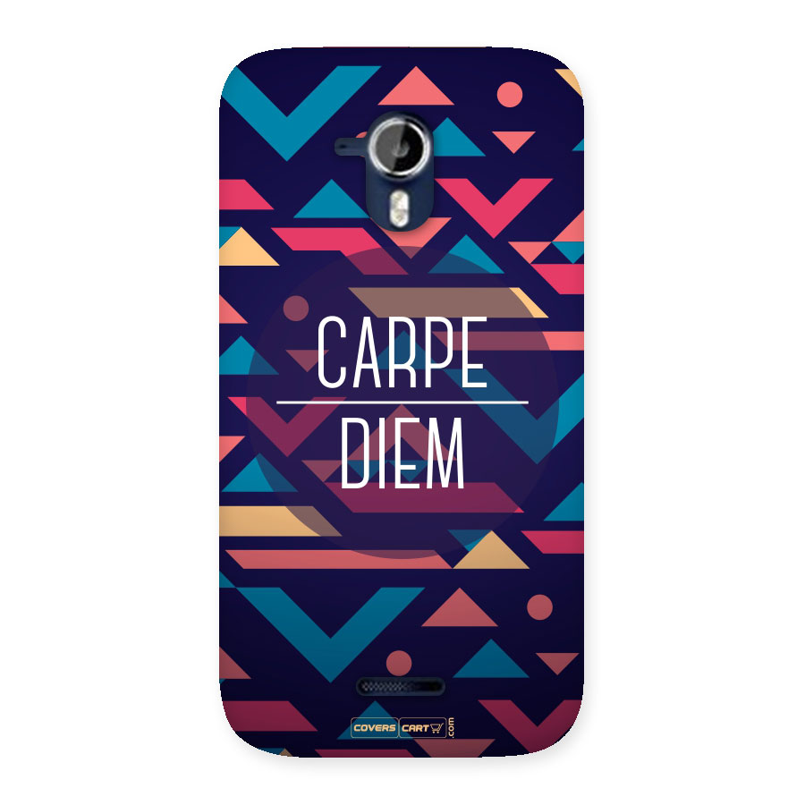 Carpe Diem Back Case for Micromax Canvas Magnus A117