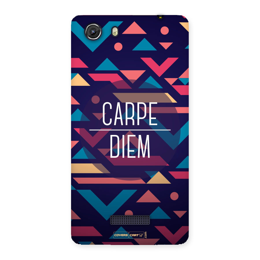 Carpe Diem Back Case for Micromax Unite 3
