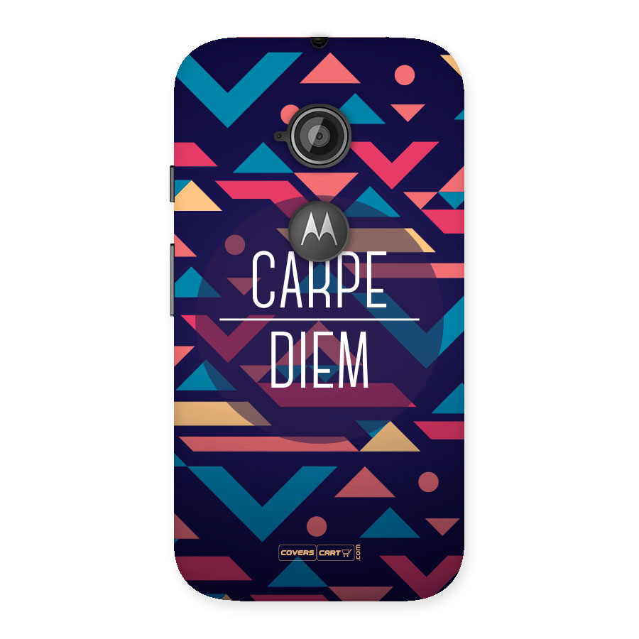 Carpe Diem Back Case for Moto E 2nd Gen
