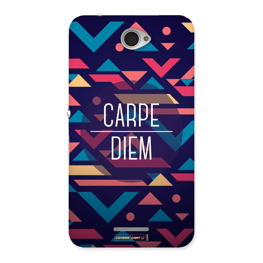 Carpe Diem Back Case for Sony Xperia E4