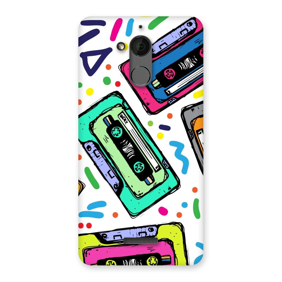 Cassette Pattern Back Case for Coolpad Note 5