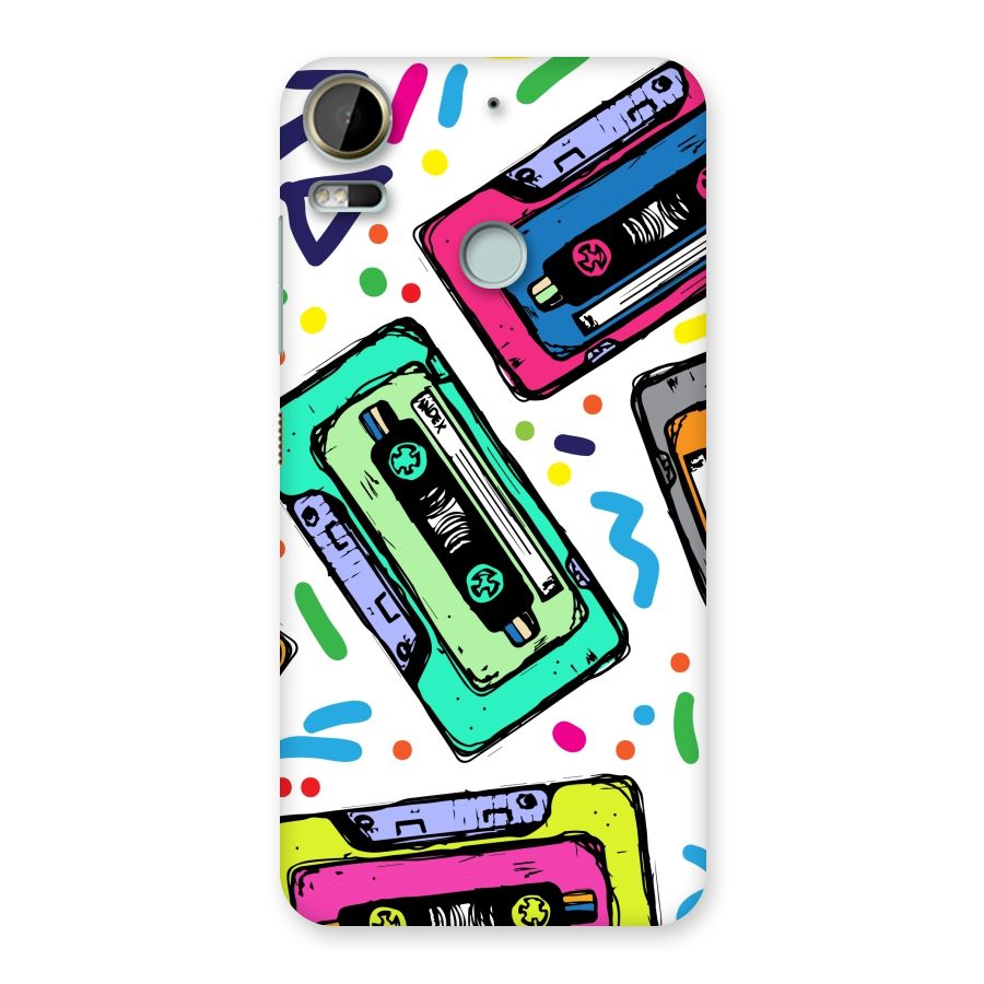 Cassette Pattern Back Case for Desire 10 Pro