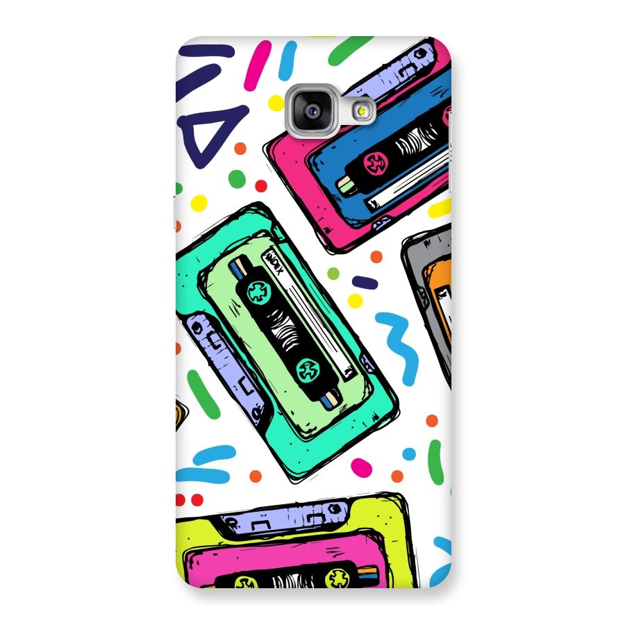 Cassette Pattern Back Case for Galaxy A9