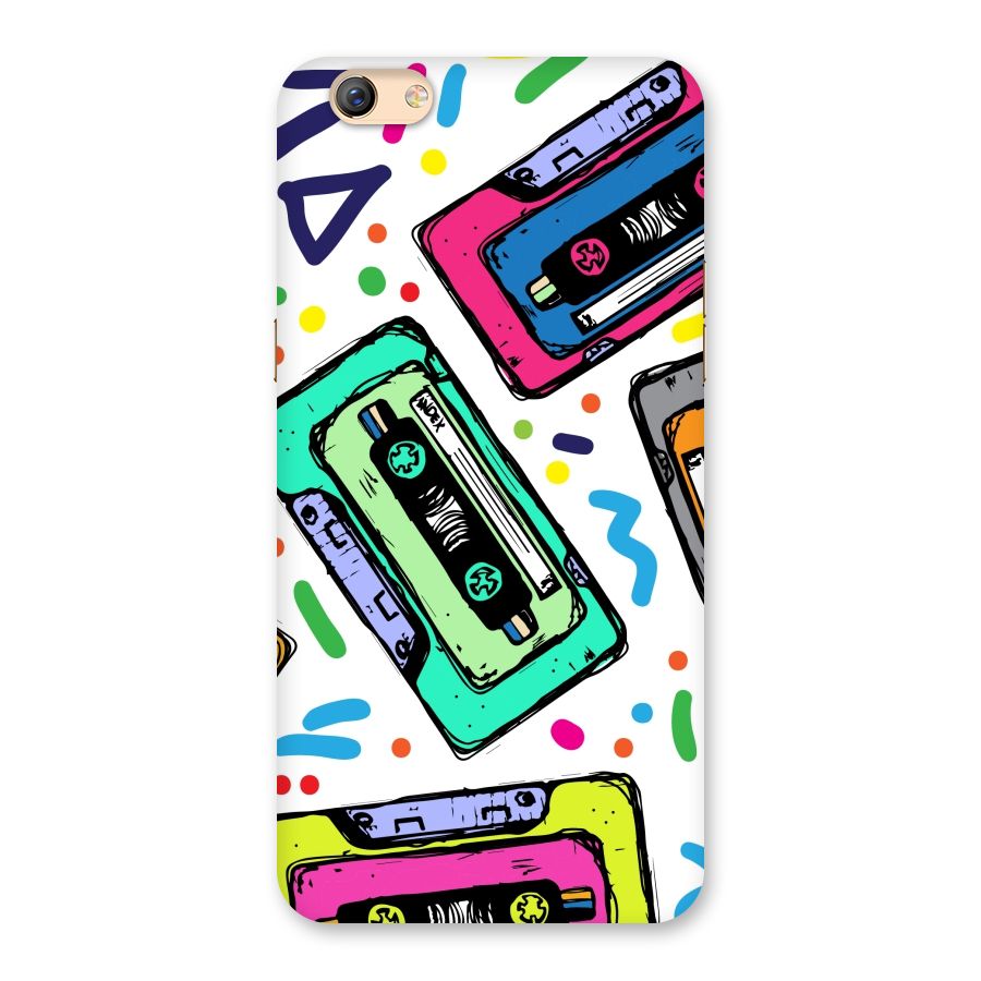 Cassette Pattern Back Case for Oppo F3 Plus