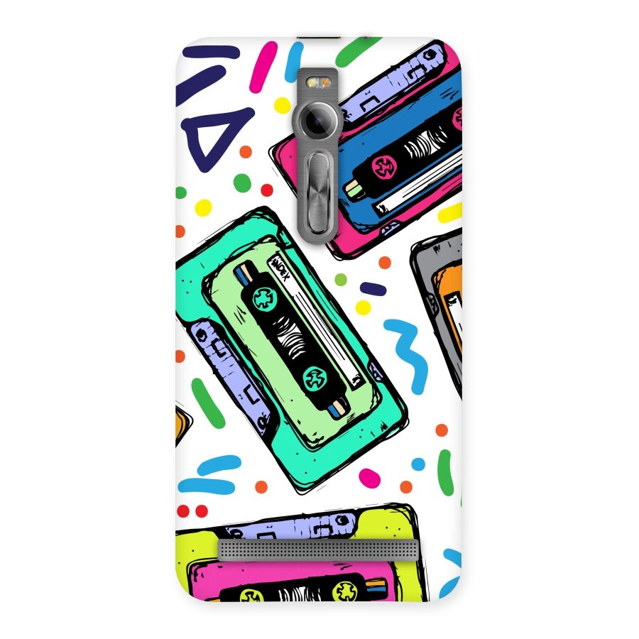 Cassette Pattern Back Case for Asus Zenfone 2