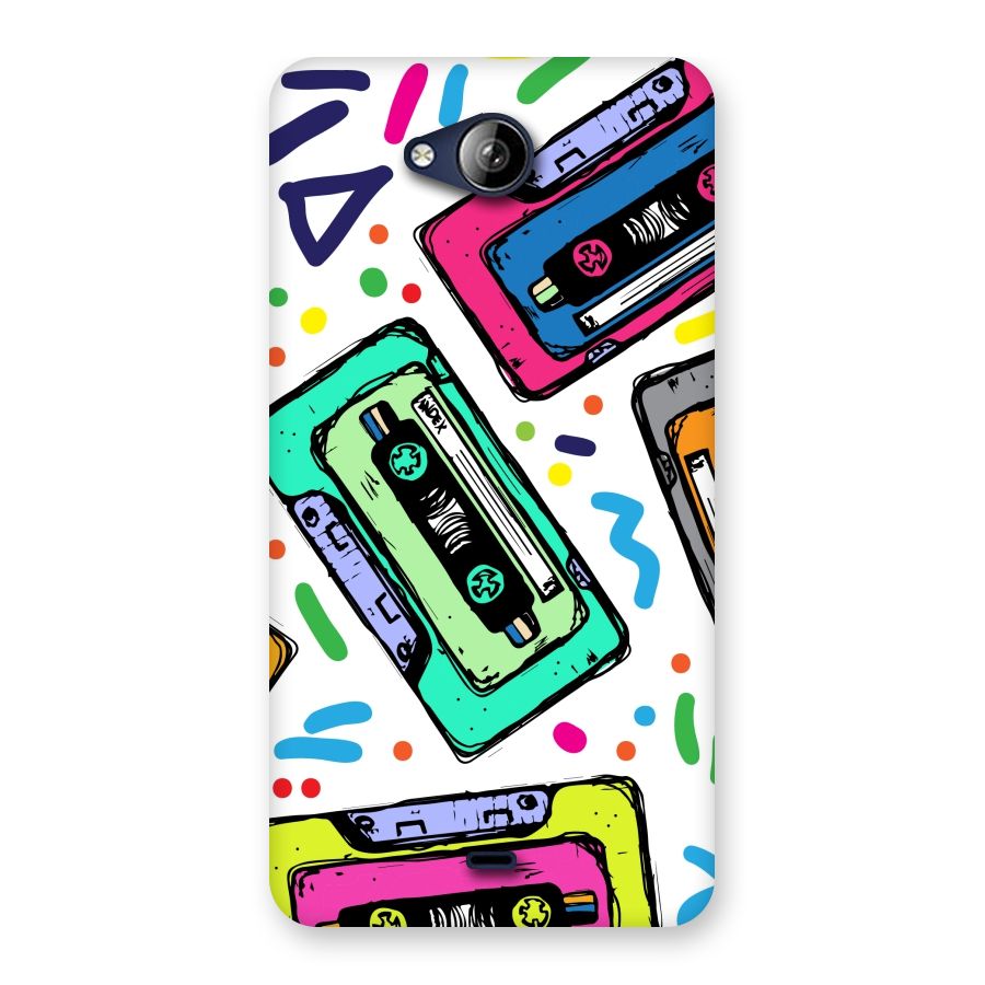 Cassette Pattern Back Case for Canvas Play Q355