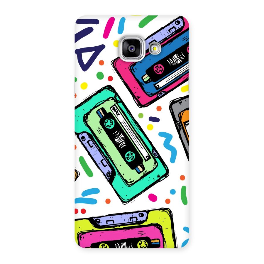 Cassette Pattern Back Case for Galaxy A5 2016