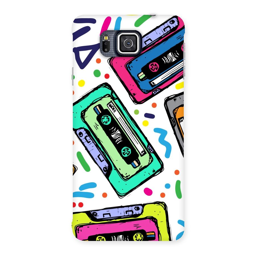 Cassette Pattern Back Case for Galaxy Alpha