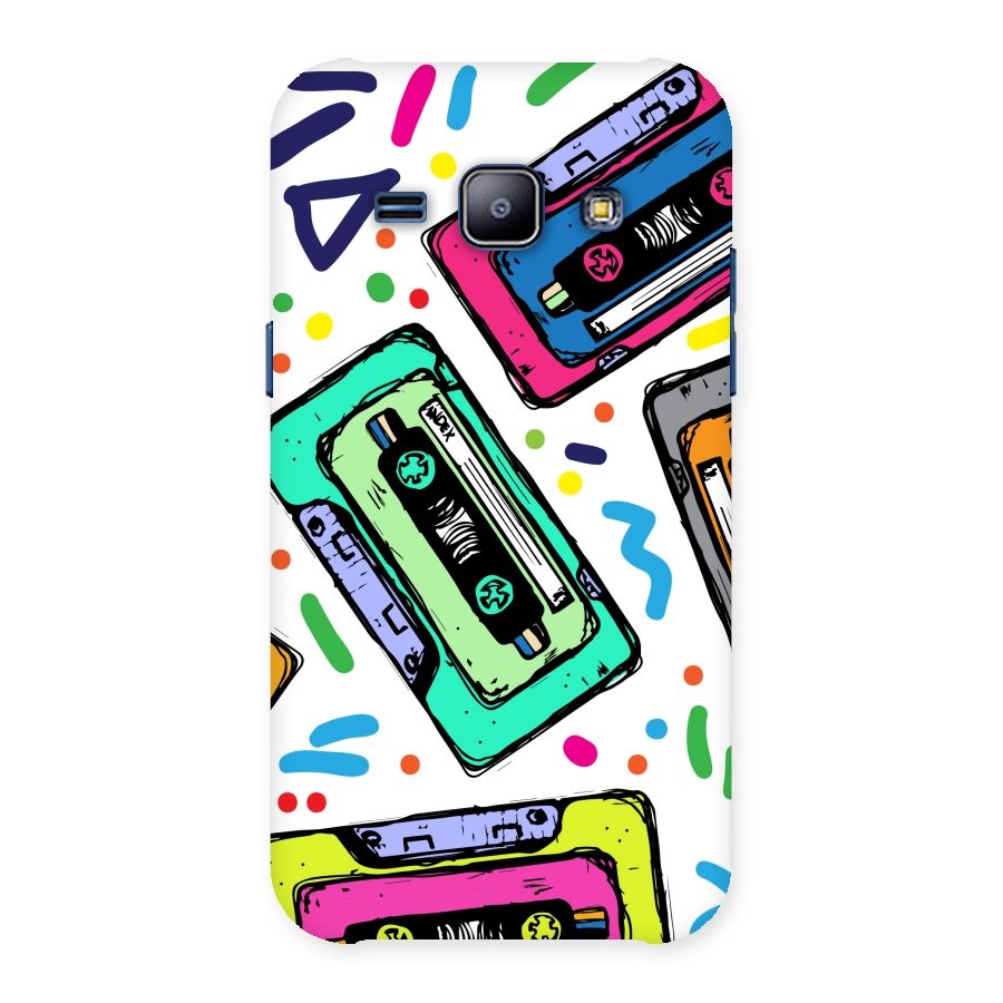 Cassette Pattern Back Case for Galaxy J1