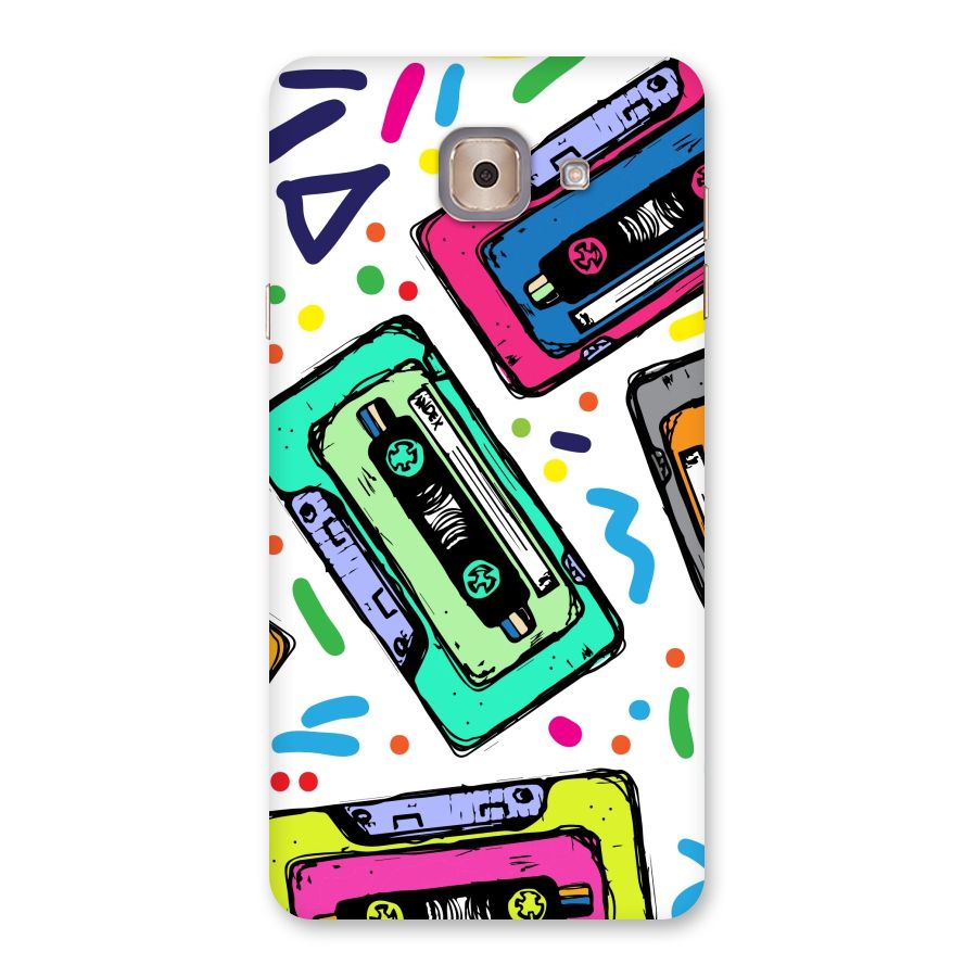 Cassette Pattern Back Case for Galaxy J7 Max