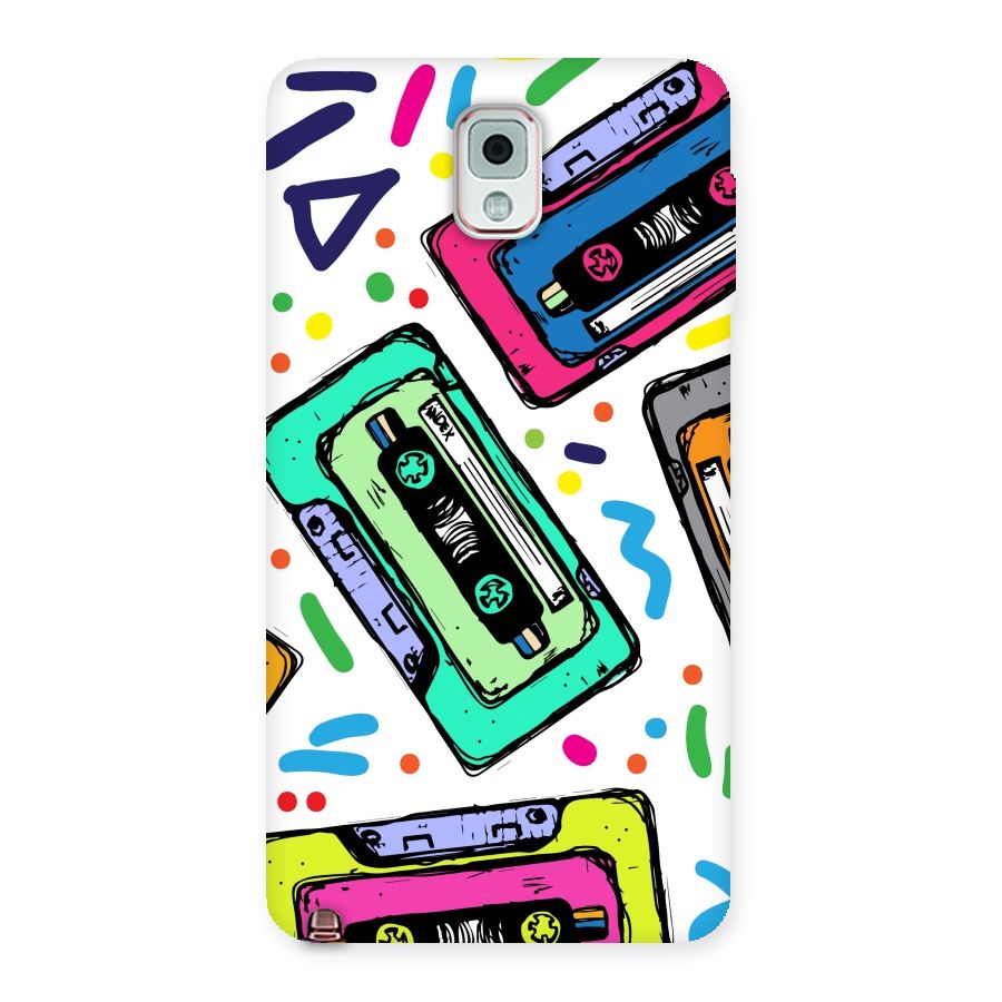 Cassette Pattern Back Case for Galaxy Note 3