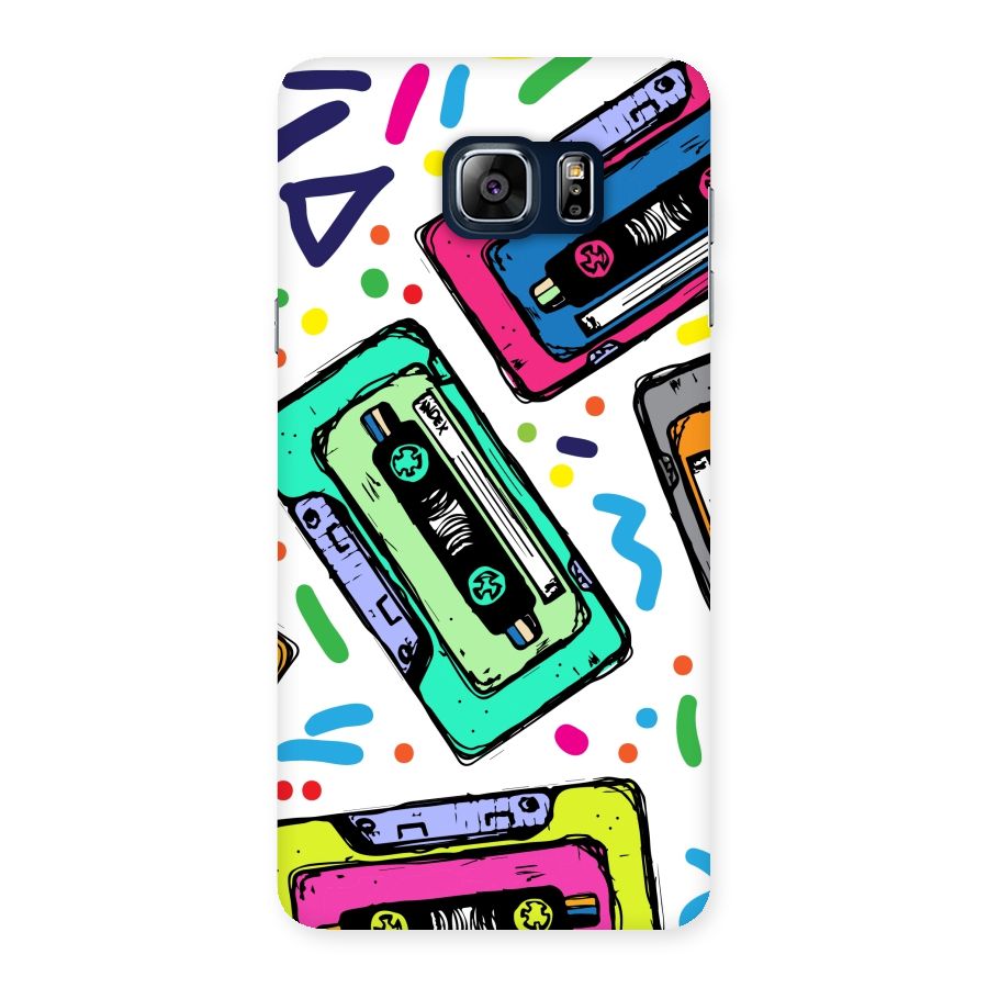 Cassette Pattern Back Case for Galaxy Note 5