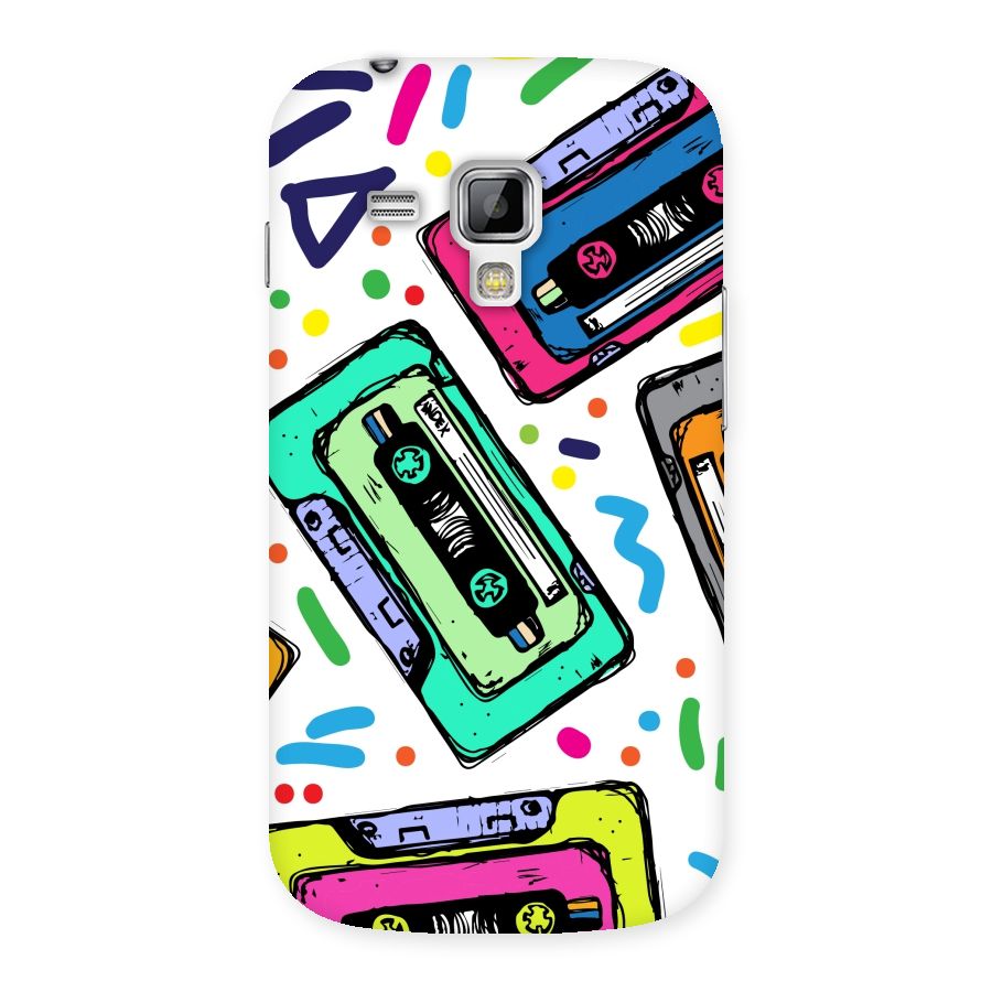 Cassette Pattern Back Case for Galaxy S Duos