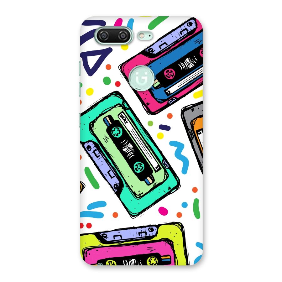 Cassette Pattern Back Case for Gionee S10