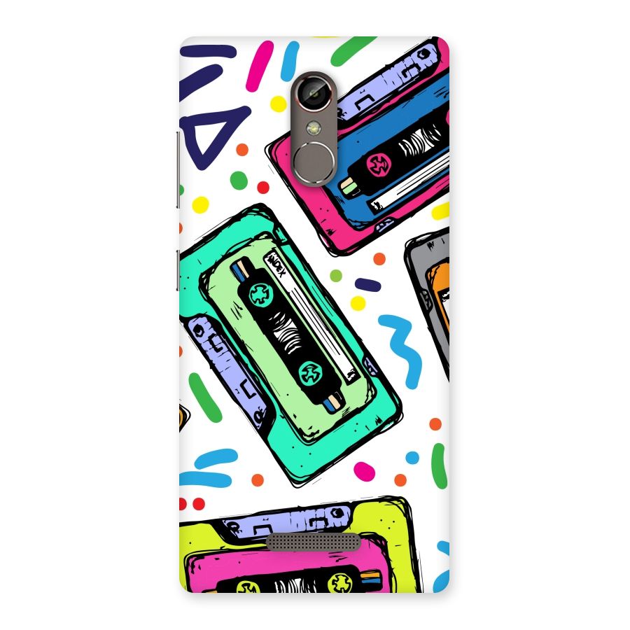 Cassette Pattern Back Case for Gionee S6s