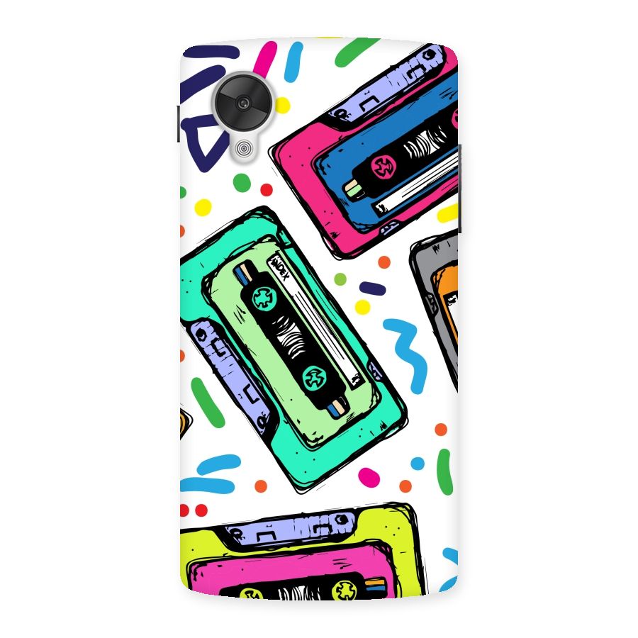 Cassette Pattern Back Case for Google Nexsus 5