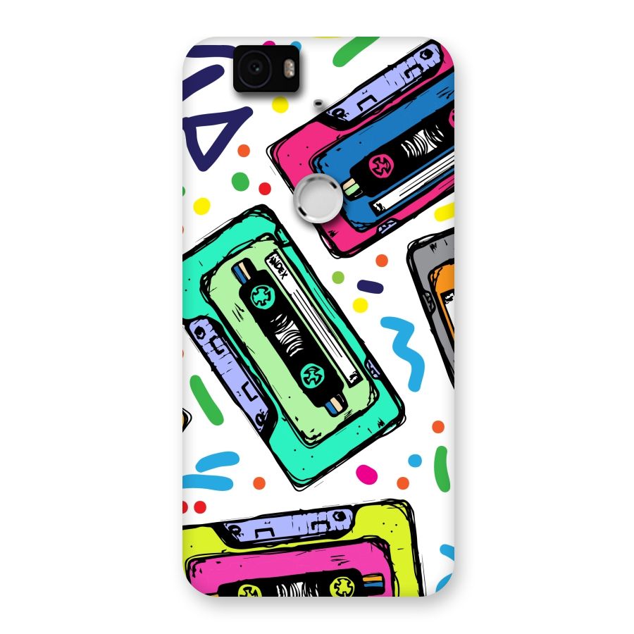Cassette Pattern Back Case for Google Nexus-6P