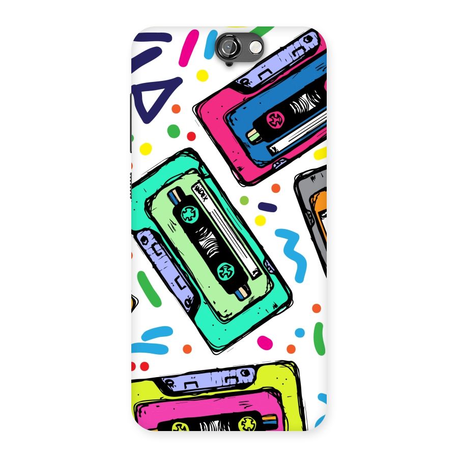 Cassette Pattern Back Case for HTC One A9