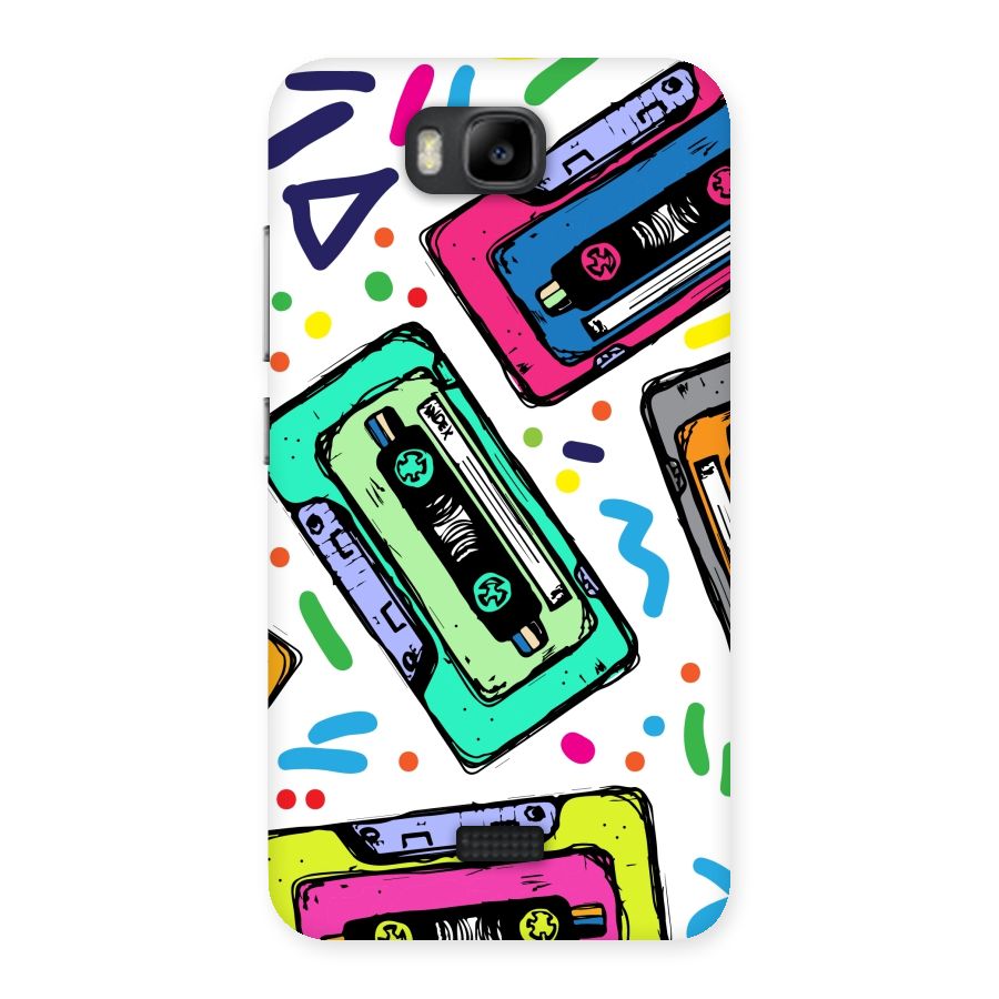 Cassette Pattern Back Case for Honor Bee