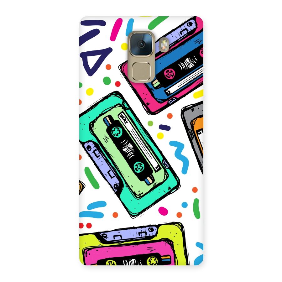 Cassette Pattern Back Case for Huawei Honor 7