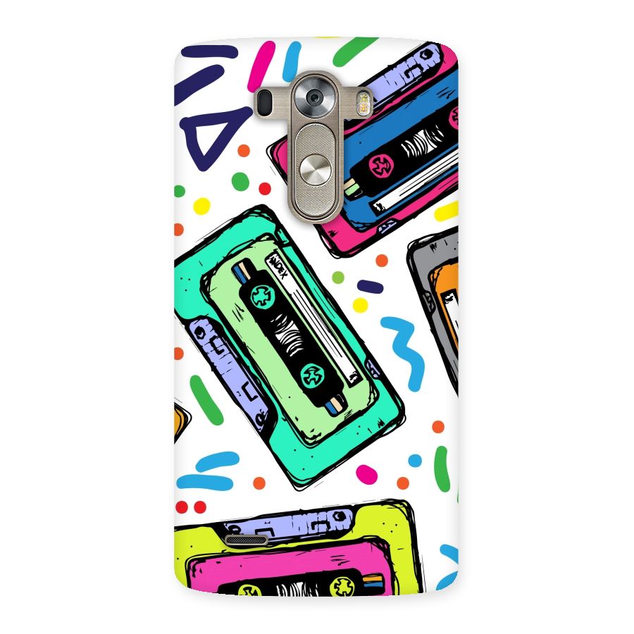 Cassette Pattern Back Case for LG G3