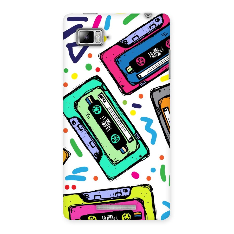 Cassette Pattern Back Case for Lenovo Vibe Z K910