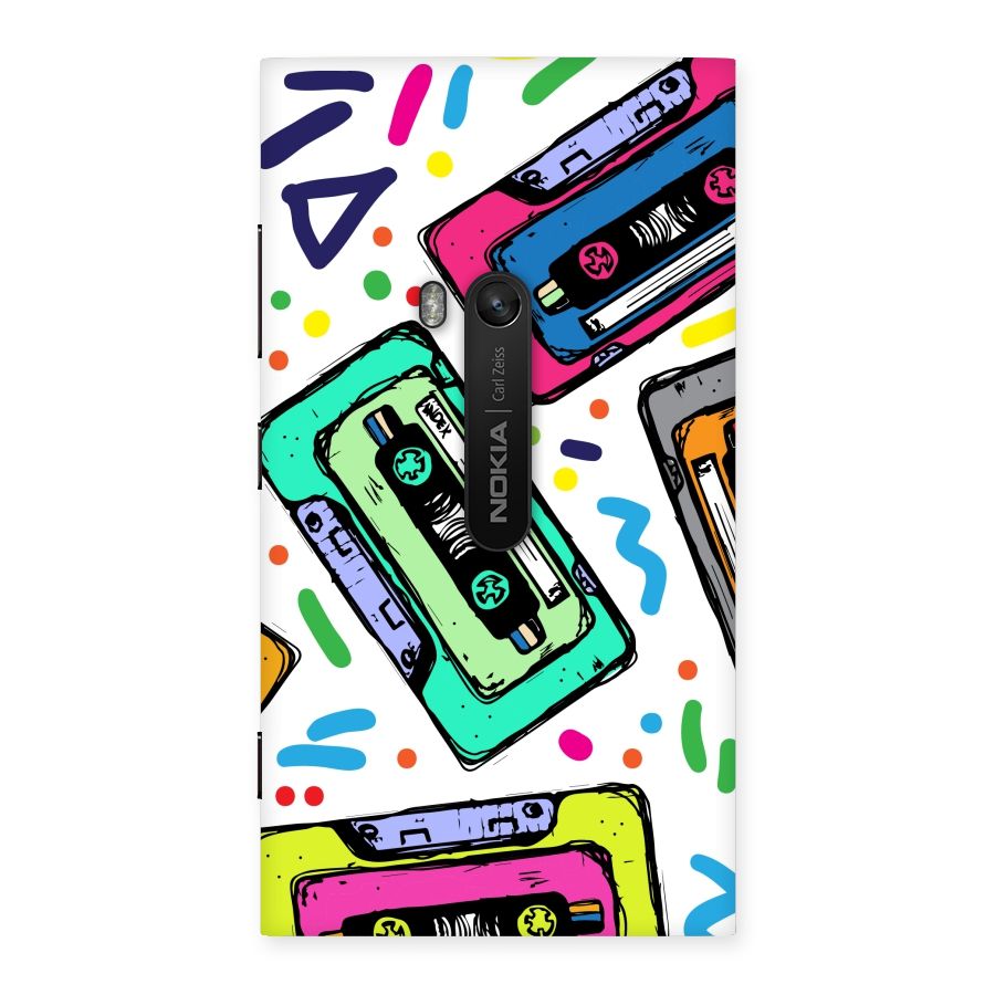 Cassette Pattern Back Case for Lumia 920