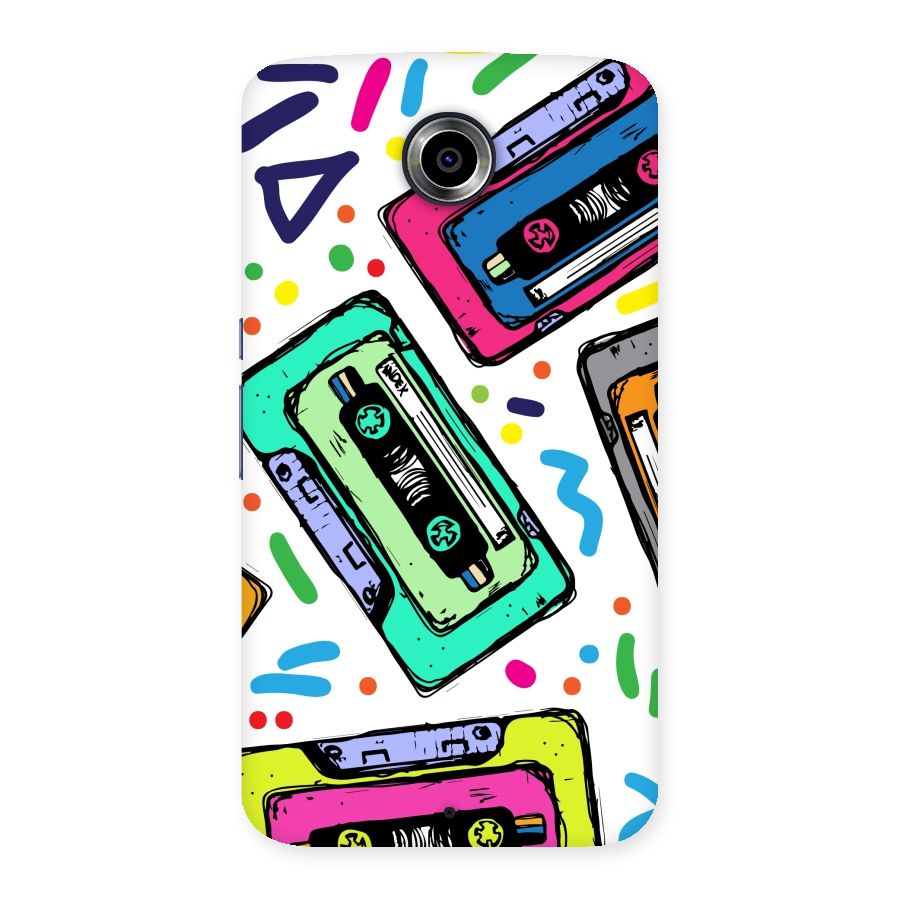 Cassette Pattern Back Case for Nexsus 6