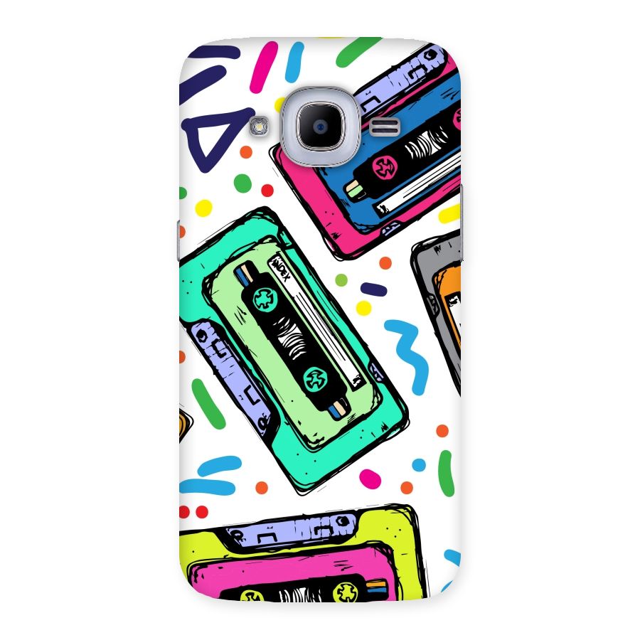 Cassette Pattern Back Case for Samsung Galaxy J2 2016