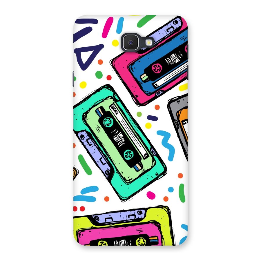 Cassette Pattern Back Case for Samsung Galaxy J7 Prime