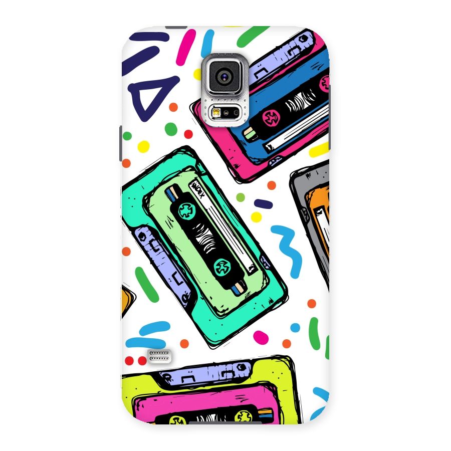 Cassette Pattern Back Case for Samsung Galaxy S5