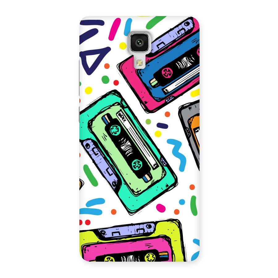 Cassette Pattern Back Case for Xiaomi Mi 4