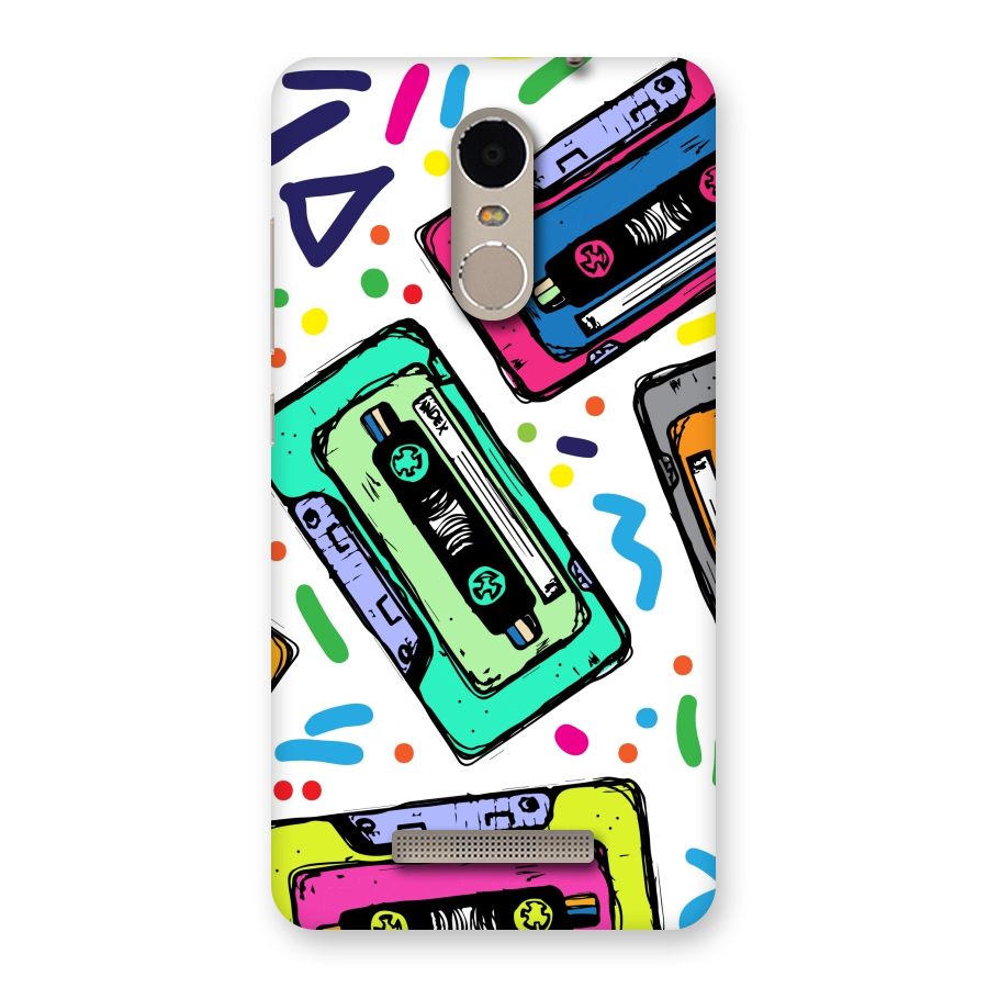 Cassette Pattern Back Case for Xiaomi Redmi Note 3