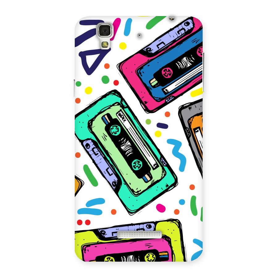 Cassette Pattern Back Case for Yu Yureka