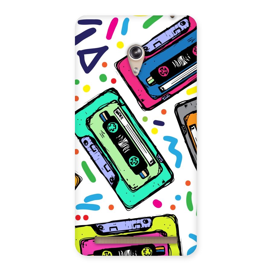 Cassette Pattern Back Case for Zenfone 6