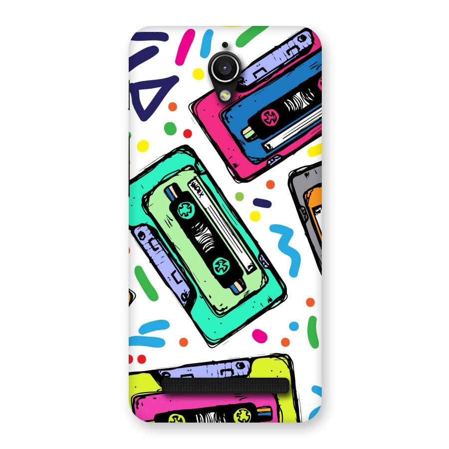 Cassette Pattern Back Case for Zenfone Go
