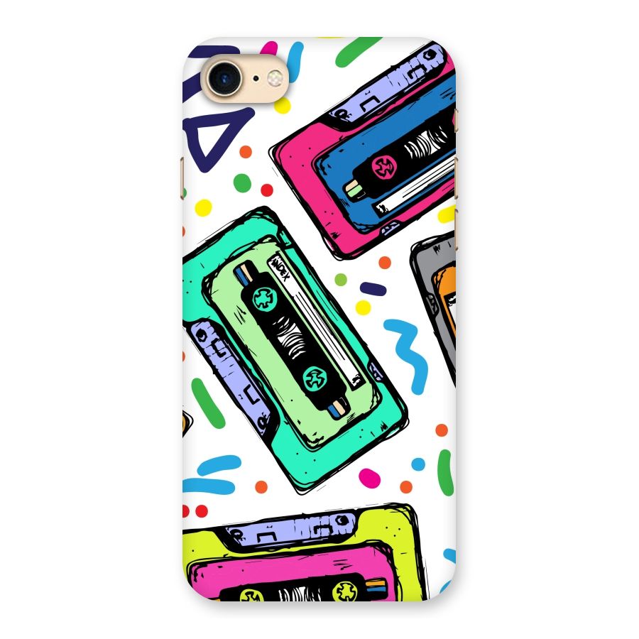 Cassette Pattern Back Case for iPhone 7