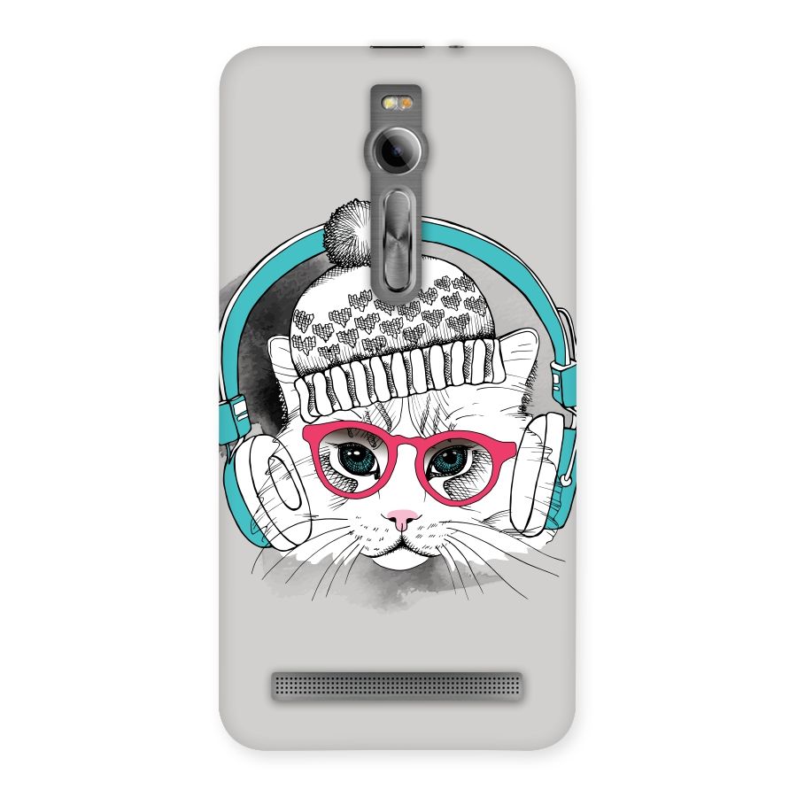 Cat Headphones Back Case for Asus Zenfone 2
