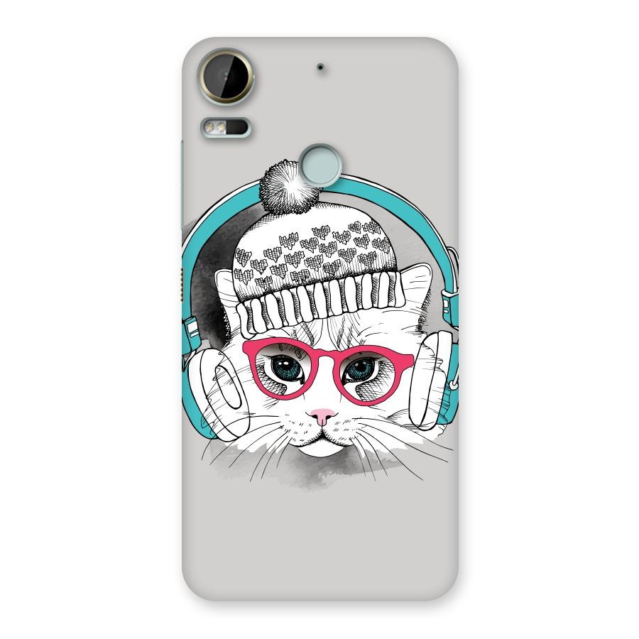 Cat Headphones Back Case for Desire 10 Pro
