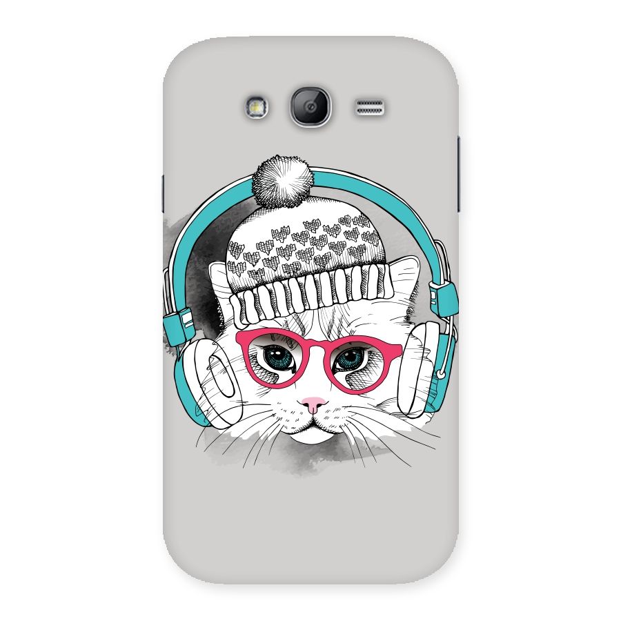 Cat Headphones Back Case for Galaxy Grand