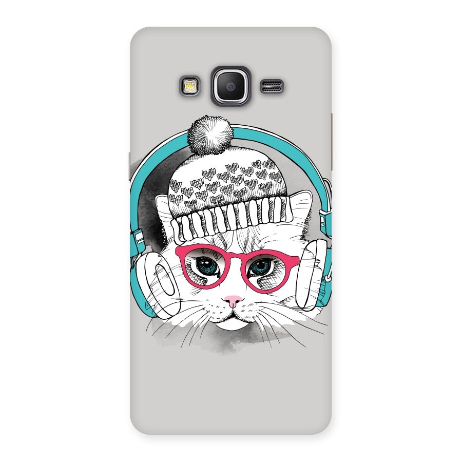 Cat Headphones Back Case for Galaxy Grand Prime