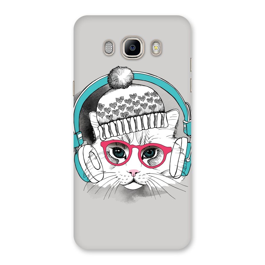 Cat Headphones Back Case for Galaxy On8