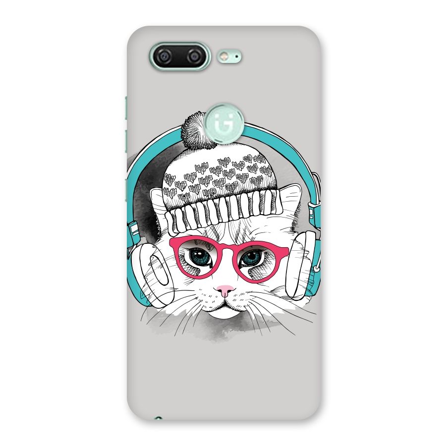 Cat Headphones Back Case for Gionee S10