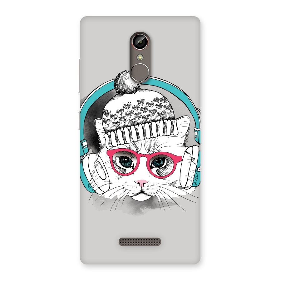 Cat Headphones Back Case for Gionee S6s
