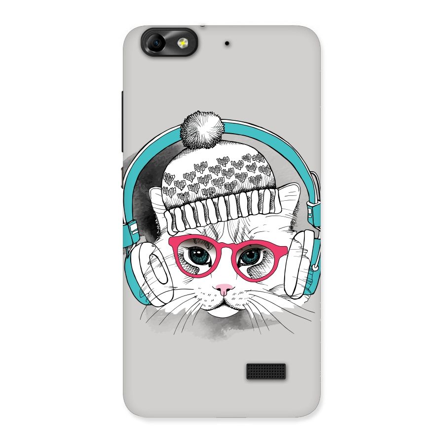 Cat Headphones Back Case for Honor 4C