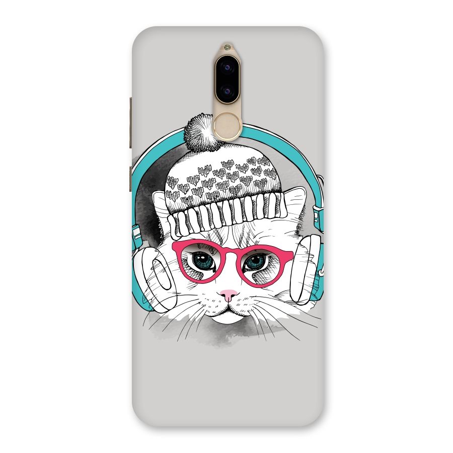 Cat Headphones Back Case for Honor 9i